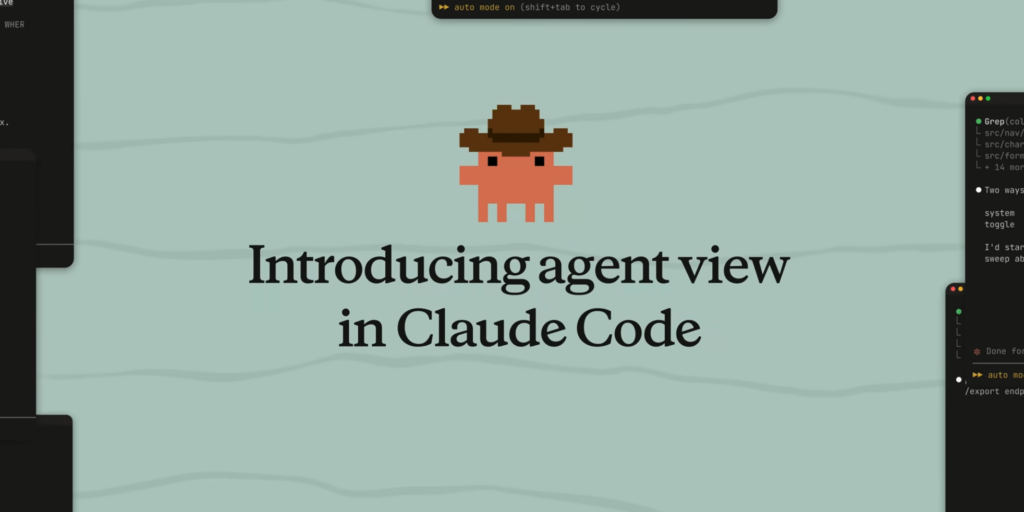 Anthropic ra mắt Agent View cho Claude Code: Trung tâm điều khiển đa tác nhân ngay trên dòng lệnh