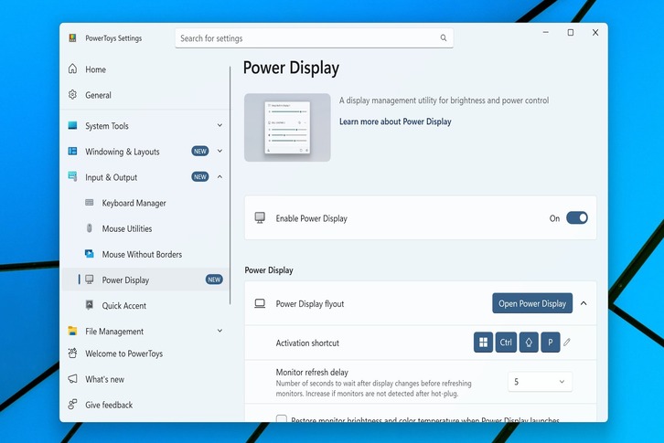 PowerToys v0.99 bổ sung tính năng quản lý màn hình thông minh — nhưng tại sao Microsoft không tích hợp thẳng vào Windows 11?