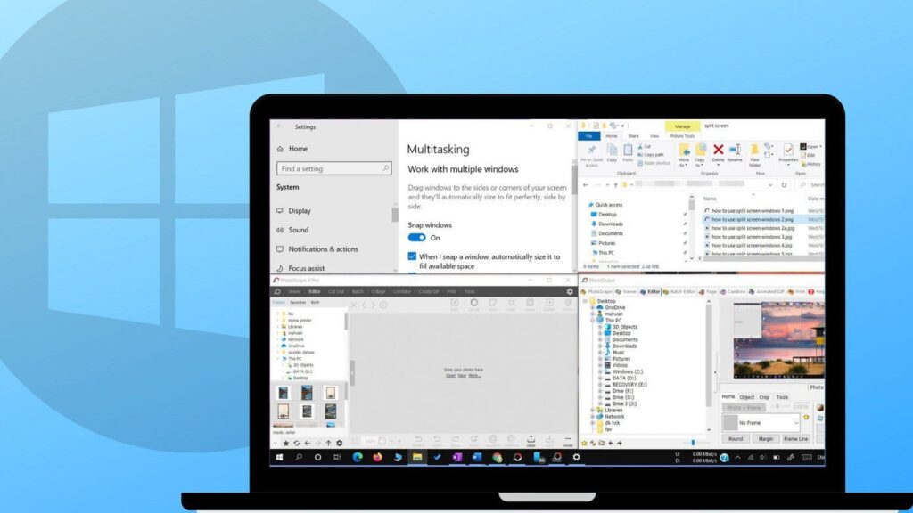 Chế độ chia màn hình trên Windows là gì?