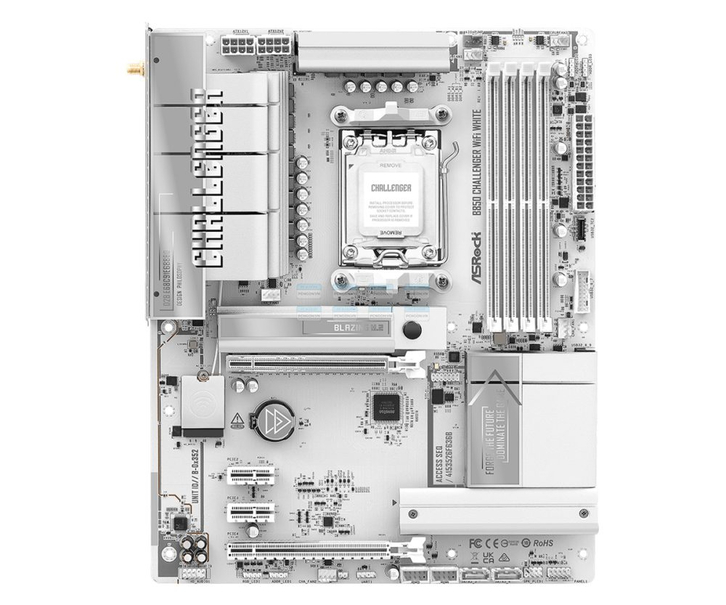 ASRock X870E Challenger WiFi White hướng đến người dùng PC cao cấp