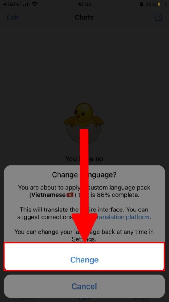 Hướng dẫn cài Telegram tiếng Việt trên điện thoại
