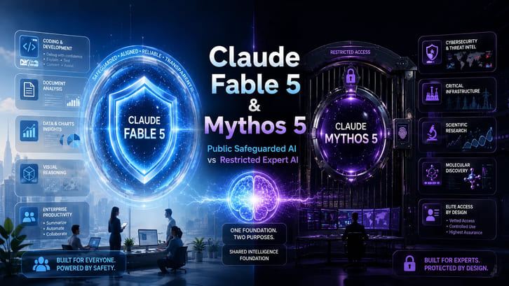 Fable 5 và Mythos 5 thực chất là hai phiên bản của cùng một nền tảng