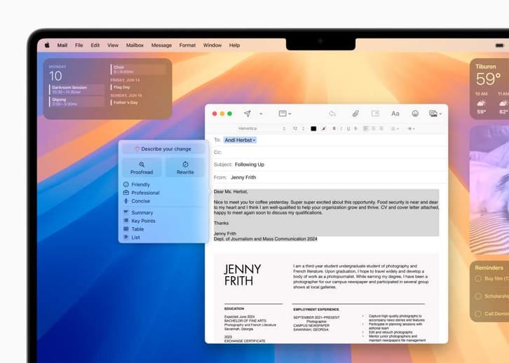 Mail được nâng cấp hoàn thiện hơn