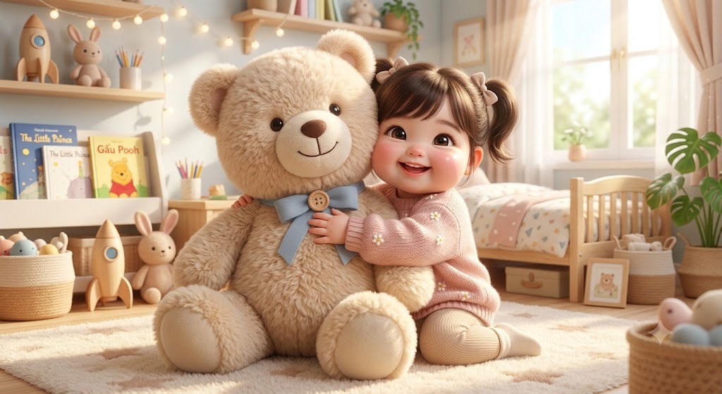 Prompt tạo ảnh em bé dễ thương