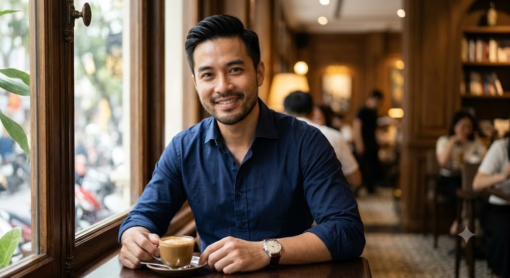 Prompt tạo hình nam thanh lịch
