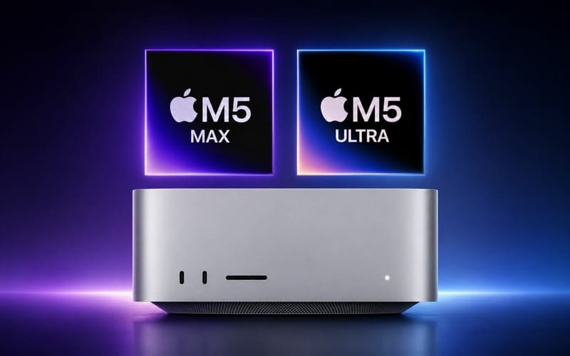 Mac Studio 2026 chuyển sang M5 Max và M5 Ultra