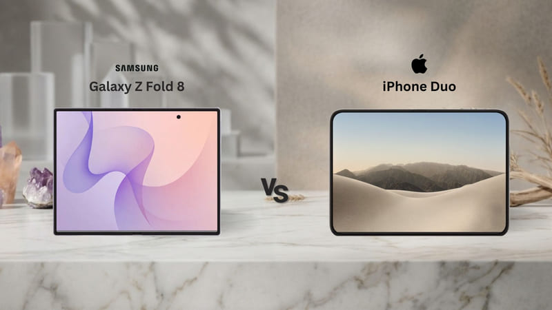 Galaxy Z Fold 8 và iPhone Duo bước vào cuộc cạnh tranh mới