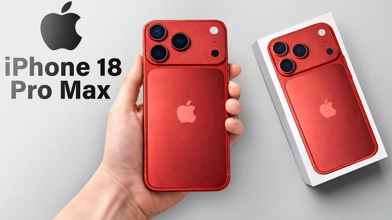 Pin lớn có thể khiến iPhone 18 Pro Max nặng hơn
