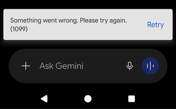Lỗi 1099 của Gemini là gì?